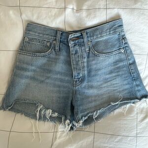 Madewell 100% Cotton Relaxed Denim Shorts